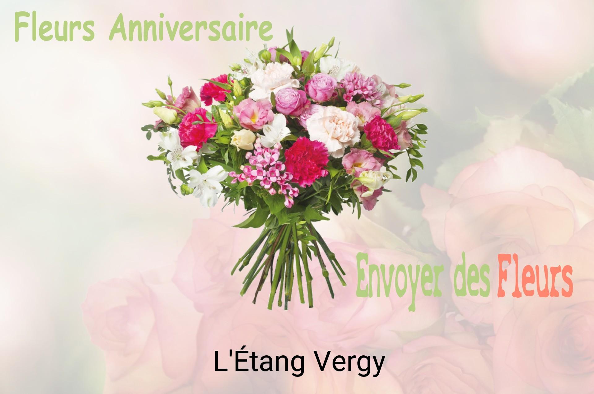 Bouquet de fleurs d’anniversaire livré à L'Étang-Vergy